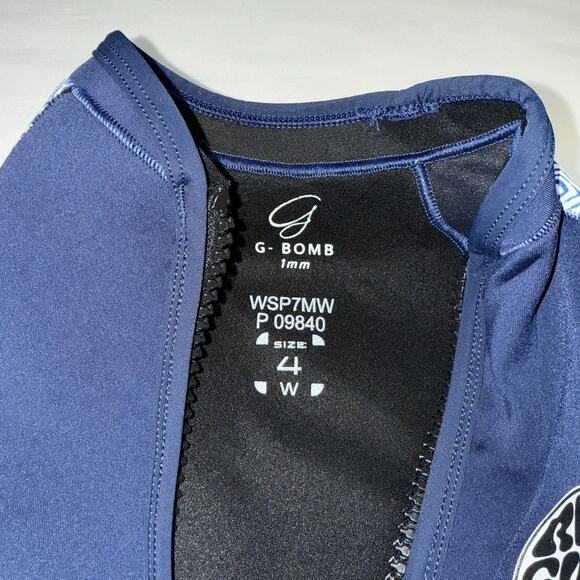 Rip Curl Navy Blue One Piece Swimsuit - Picture 4 of 4